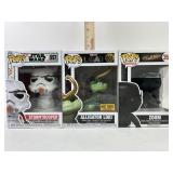 3 Funko Collectible Pops: Flash Zoom, Alligator