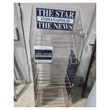 The Star Indianapolis News Stand Metal & Plastic