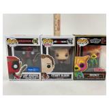 3 Collectible Funko Pops:  Rocket Guardians of the