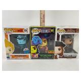 3 Collectible Funko Pops: Dragon Ball Z NY Comic