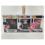 3 Collectible Funko Pops : Friends Chandler Bing