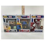3 Collectible Funko Pops: Sy-Klone Masters of the