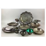 Silver-Plated Bowls, Platters, Compotes