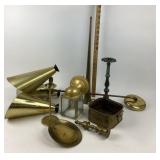 Brass Lighting Fixtures, Candle Holders, Brass Box