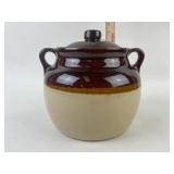 Monmouth Or Western Stoneware Bean Pot