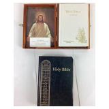 Holy Bibles With Wooden Box