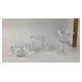 Waterford Crystal Glassware Including Sugar/Creame
