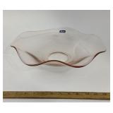 Alicja Handmade Pink Glass Bowl