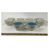 Mid-Century Modern Ceramic Coffee Cups