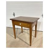 Oak Side table porcelain handle 25x17.5x24