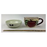 Hall's Superior Bowl, Apple Pitcher Wall Pocket