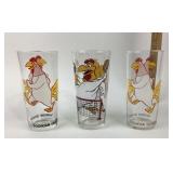 Pepsi Collector Series Foghorn Leghorn Glasses