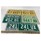 Ohio License Plates 1971-1974