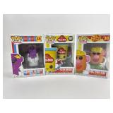 3 Funko Collectible Pops: Outter Pops Alexander