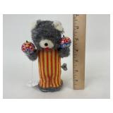 Alps Wind-Up Toy Bear With Maracas