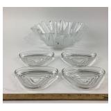 Mikasa Tulips Satin Glass Serving Bowl, ï¿½Manhattan