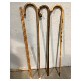 Wooden Canes, German Stocknagel Walking Stick