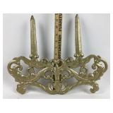 Cast Metal Gold Toned Boot Scrape