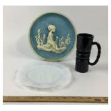 Avondale Plate, Black Amethyst Mug, American Sweet