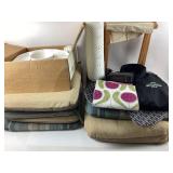 Pfaltzgraff Serving Set, Chair Cushions, Alarm Clo