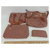 Mei & Gie Bags, Wallets With Chevron Pattern