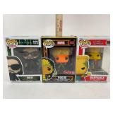 3 Funko Collectible Pops: Blacklight Rogue