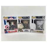 3 Funko Marvel Collectible Pops: Moon Knight Mr.