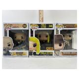 3 Funko Collectible Pops: Indiana Jones, Pabllo