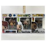 3 Funko Collectible Pops: Mac, Black Panther, &