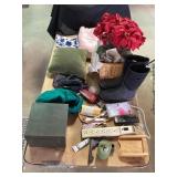 Home Goods, Boots, Pillows, Floral Decor