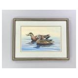 Framed Duck print, Bonnie Morehouse