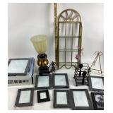 Picture Frames, Table Lamp, Wall Hanging Display S