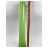 MCM Bright Green Hand-Blown Art Glass Vase