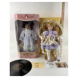 ' Sweet Violet' Porcelain doll by home