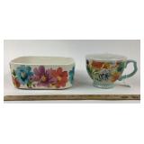 The Pioneer Woman Floral Dish and Soup Bowl