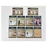 (10) 1970 Topps World Series baseball cards #202,