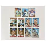 (11) Topps Dodgers baseball cards - 1970 Rookies