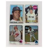 (4) Topps Red Sox baseball cards - 1969 Jerry