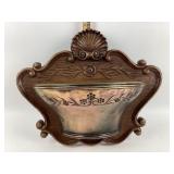 1965 MCM Syroco Wall Pocket Planter