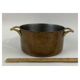 Paul Revere Copper Pot With Brass Handles