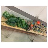 Plastic Nut Jars with Lids & Faux Botanicals