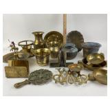 Brass Plates, Trivets, Bowls, Vases, Letter Holder