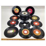 7 Inch Vinyl Records: Willie Nelson, Merle Haggard