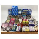 Brass Base & Flame Tip Light Bulbs; Sylvania, GE,