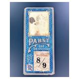 Vintage Pabst Blue Ribbon Wall Calendar 1974