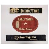 Bar drink mats: Buffalo Trace, Early Times