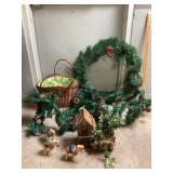 Green Apple Basket & Large Wreaths