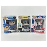 3 Funko Collectible Pops: Polaroid Camera