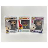 3 Funko Collectible Pops: Jeopardy Alex Trebek,