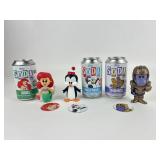 3 Funko Soda Collectibles: Chilly Willy, Ariel, &